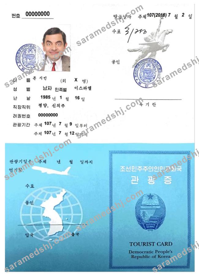 KOREA tourist card